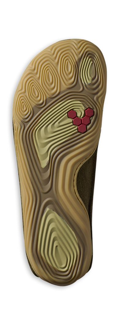 Vivobarefoot Sensus Mens Dark Olive Cracked Leather - Sole Therapy