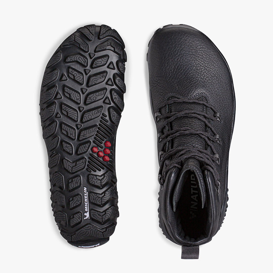Vivobarefoot Tracker Forest Esc Mens Obsidian - Sole Therapy