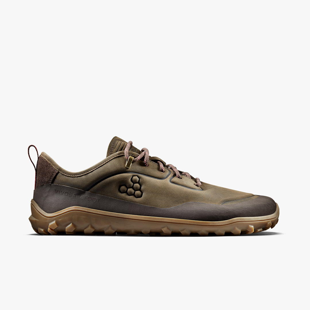 Vivobarefoot Tracker Leather Low Mens Bracken - Sole Therapy