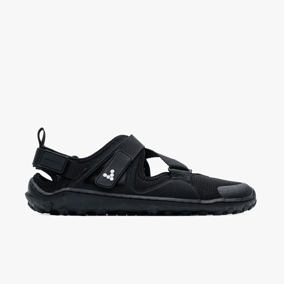 Vivobarefoot Tracker Sandals Womens Obsidian - Sole Therapy