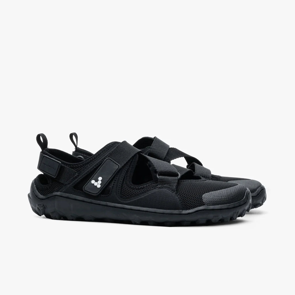 Vivobarefoot Tracker Sandals Womens Obsidian - Sole Therapy