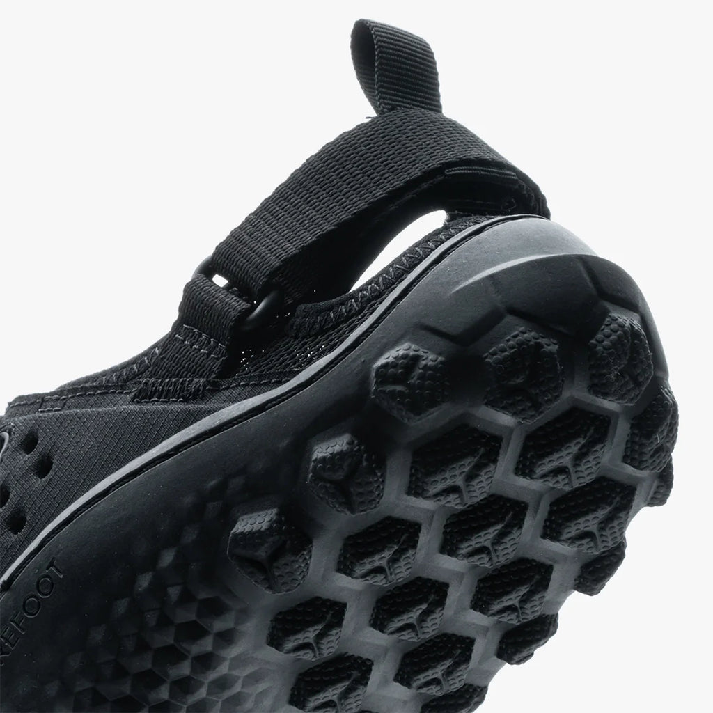 Vivobarefoot Tracker Sandals Womens Obsidian - Sole Therapy
