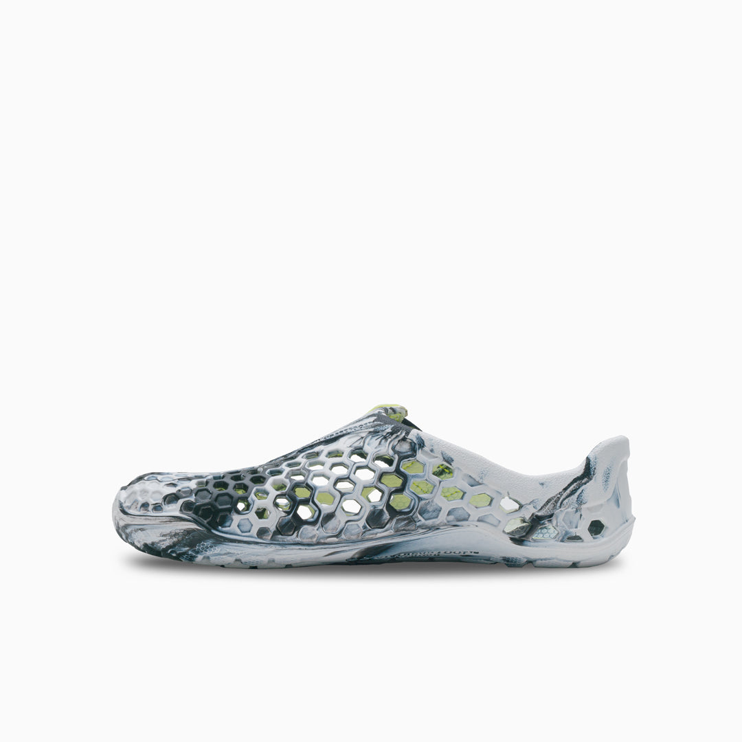 Vivobarefoot Ultra Bloom Juniors Obsidian White - Sole Therapy