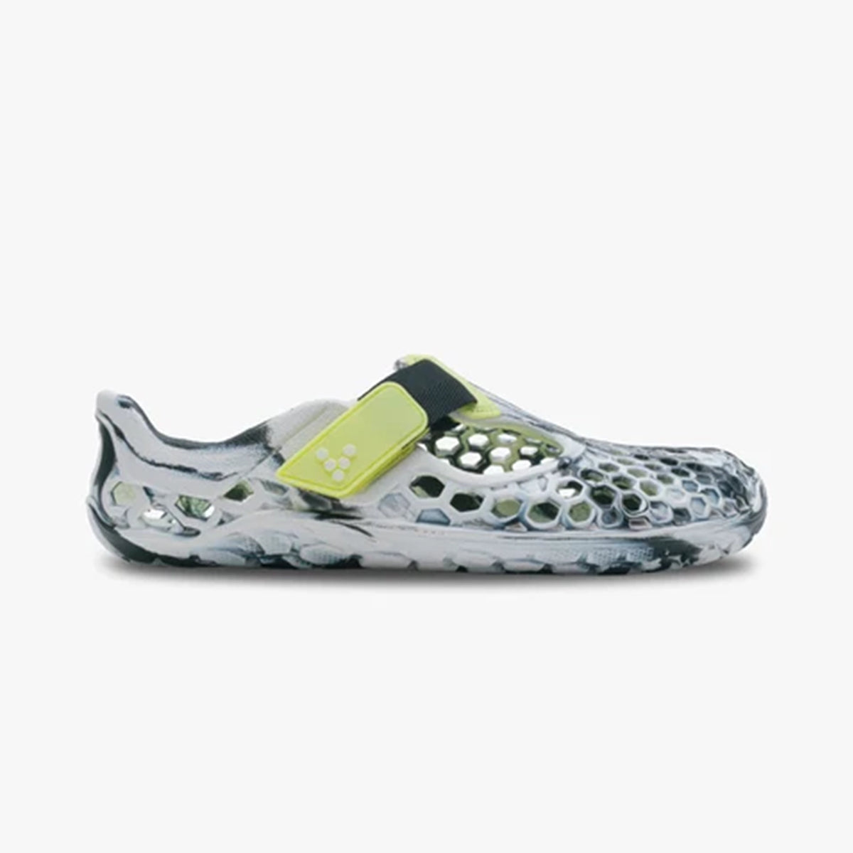 Vivobarefoot Ultra Bloom Kids Obsidian White - Sole Therapy