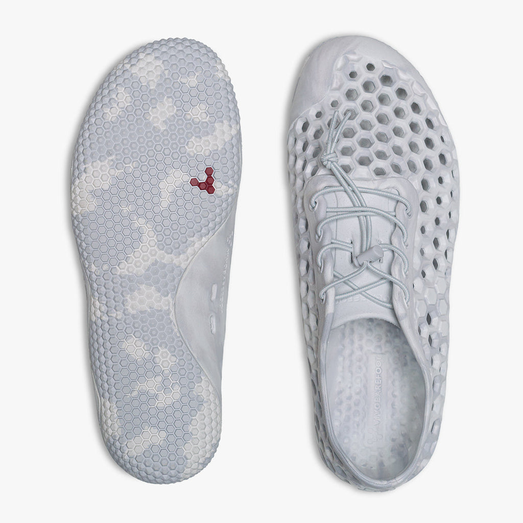 Vivobarefoot Ultra III Womens Moonstone Grey - Sole Therapy