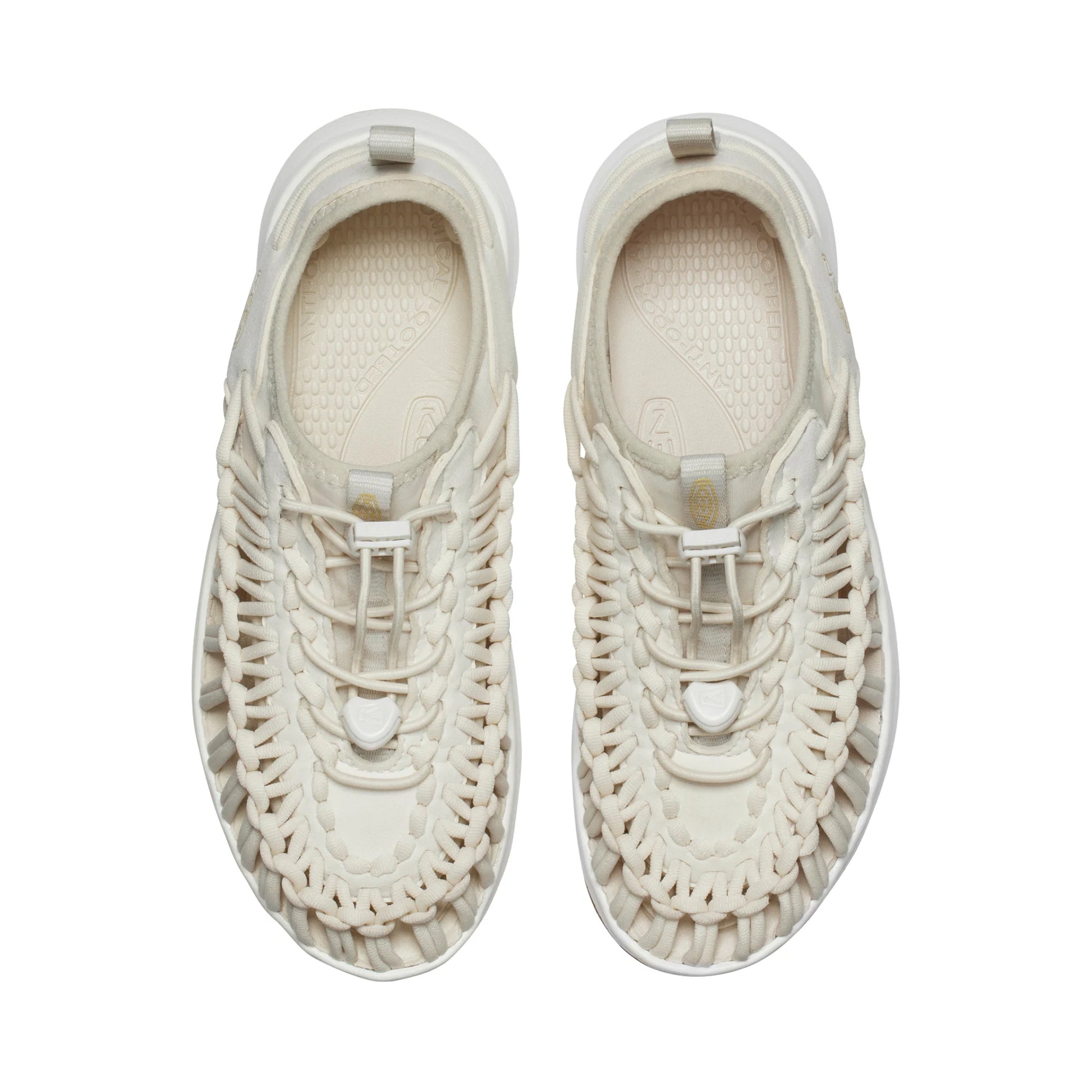 WOMEN UNEEK O3 FLAT SANDALS BIRCH/STAR WHITE - Sole Therapy