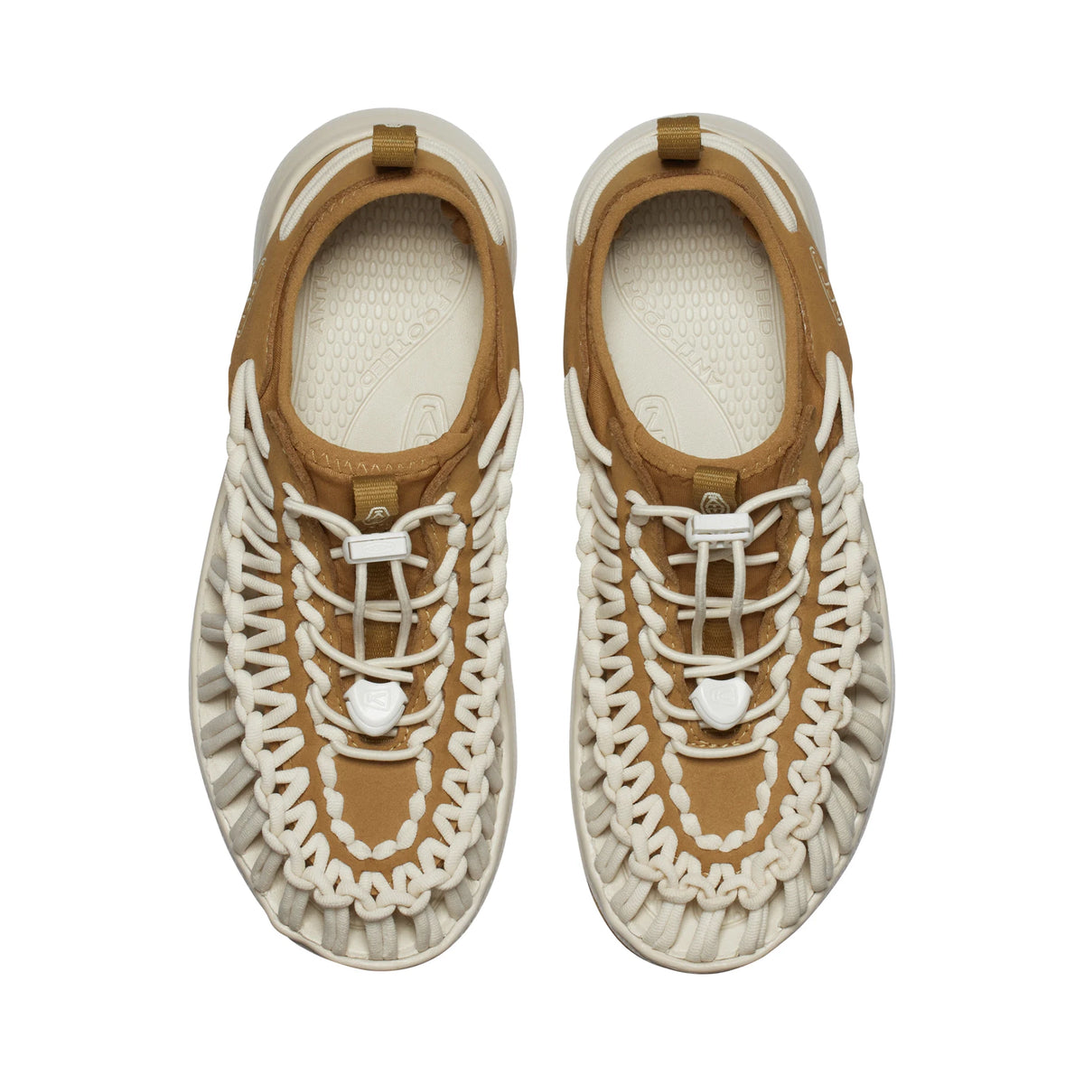 WOMEN UNEEK O3 FLAT SANDALS BISTRE/BIRCH - Sole Therapy