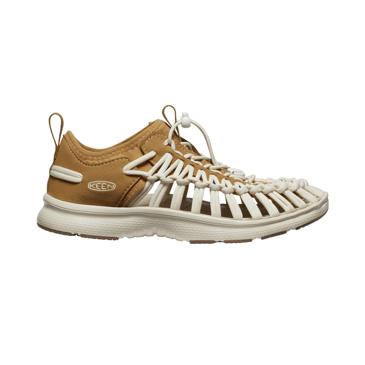 WOMEN UNEEK O3 FLAT SANDALS BISTRE/BIRCH - Sole Therapy