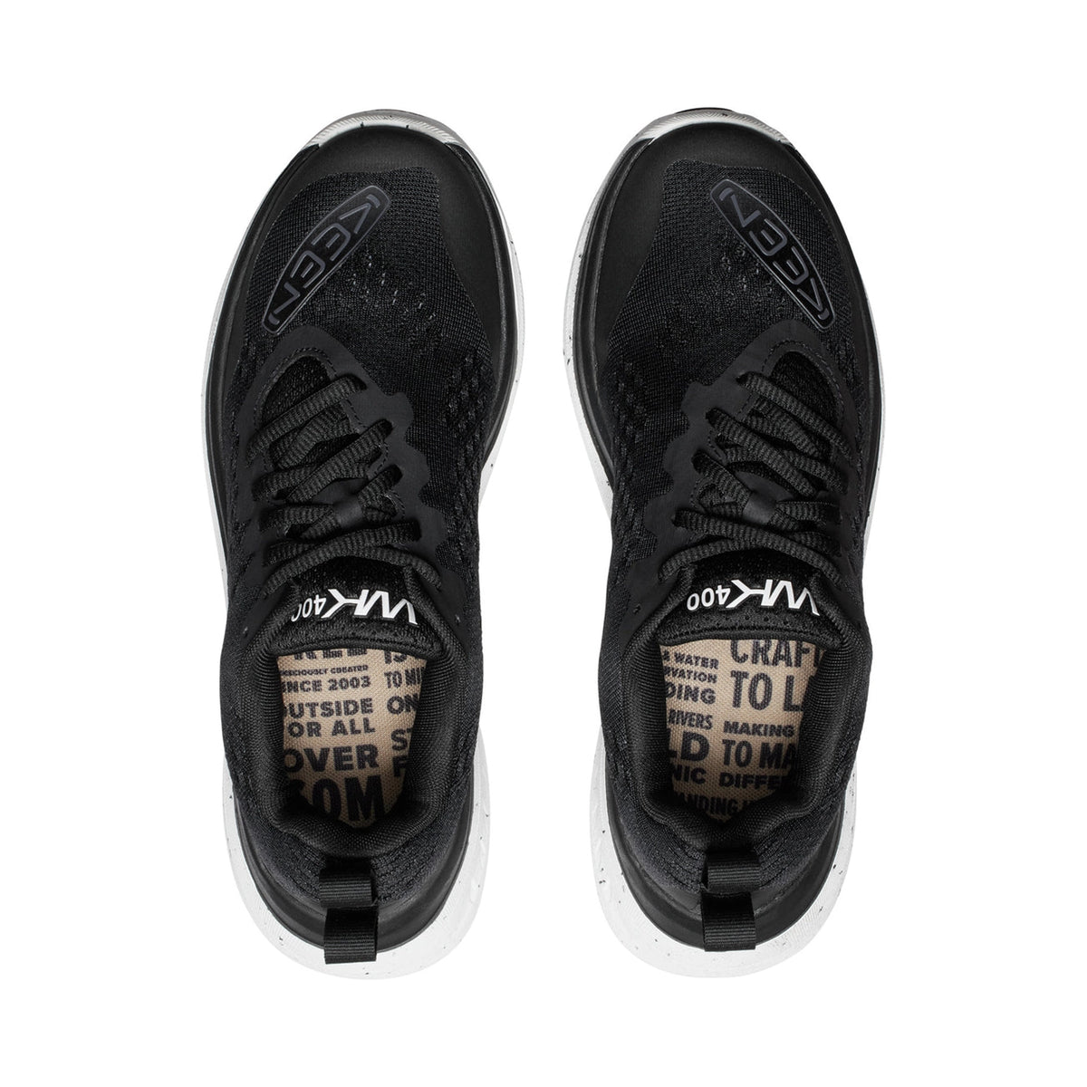 WOMEN WK400 SHOES BLACK/WHITE - Sole Therapy