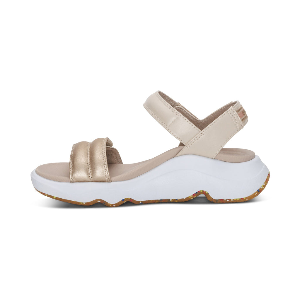 Whit Water-Friendly Sport Sandals Champagne - Sole Therapy