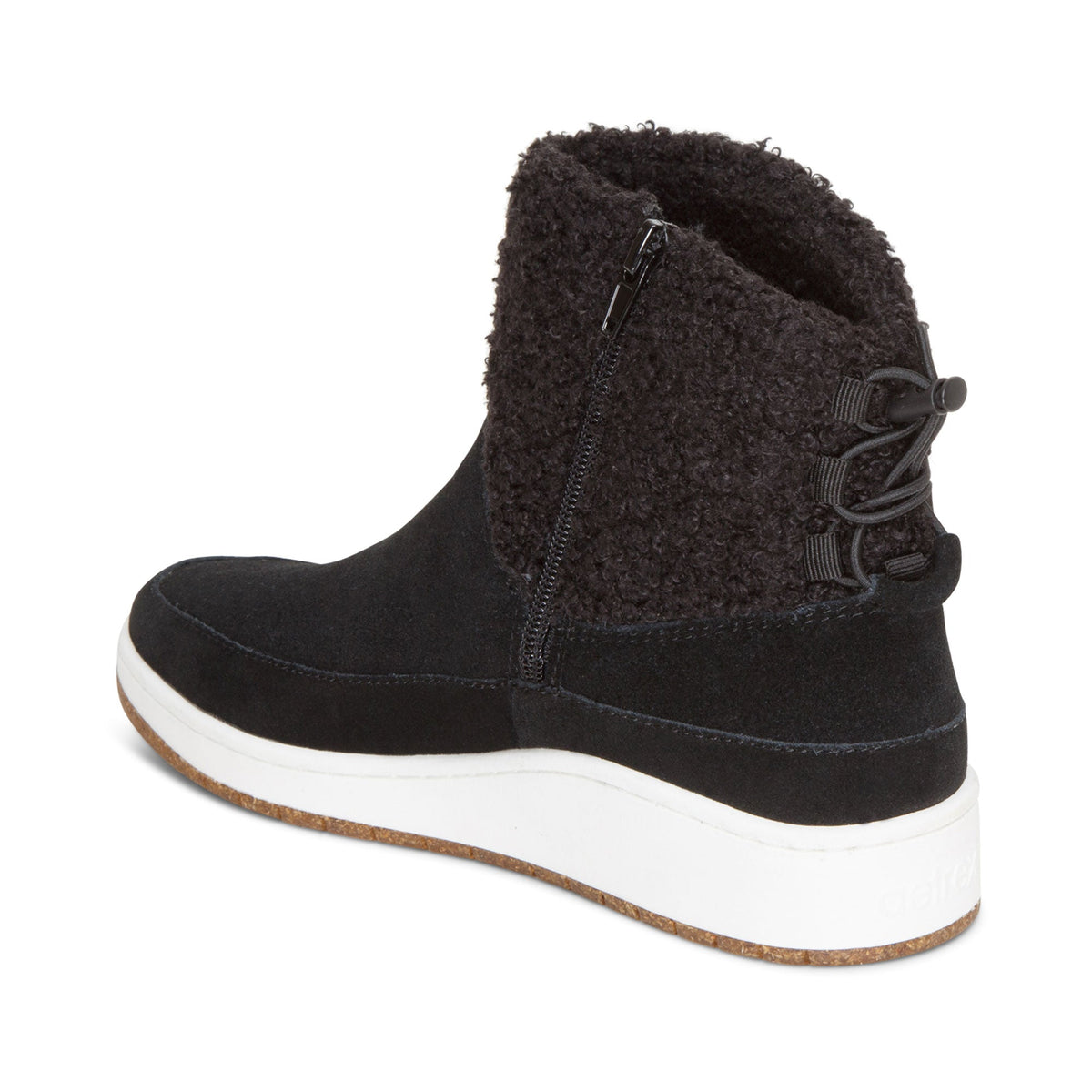 Winnie Shearling Women Boots Black - Sole Therapy