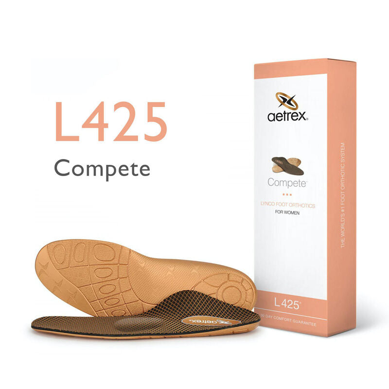 Women's Compete Posted Orthotics W/ Metatarsal Support - Sole Therapy