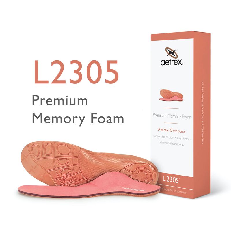 Women's Premium Memory Foam Orthotics W/ Metatarsal Support - Sole Therapy