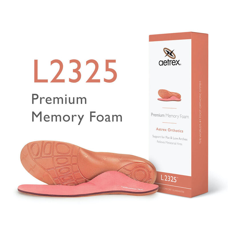 Women's Premium Memory Foam Posted Orthotics W/ Metatarsal Support - Sole Therapy