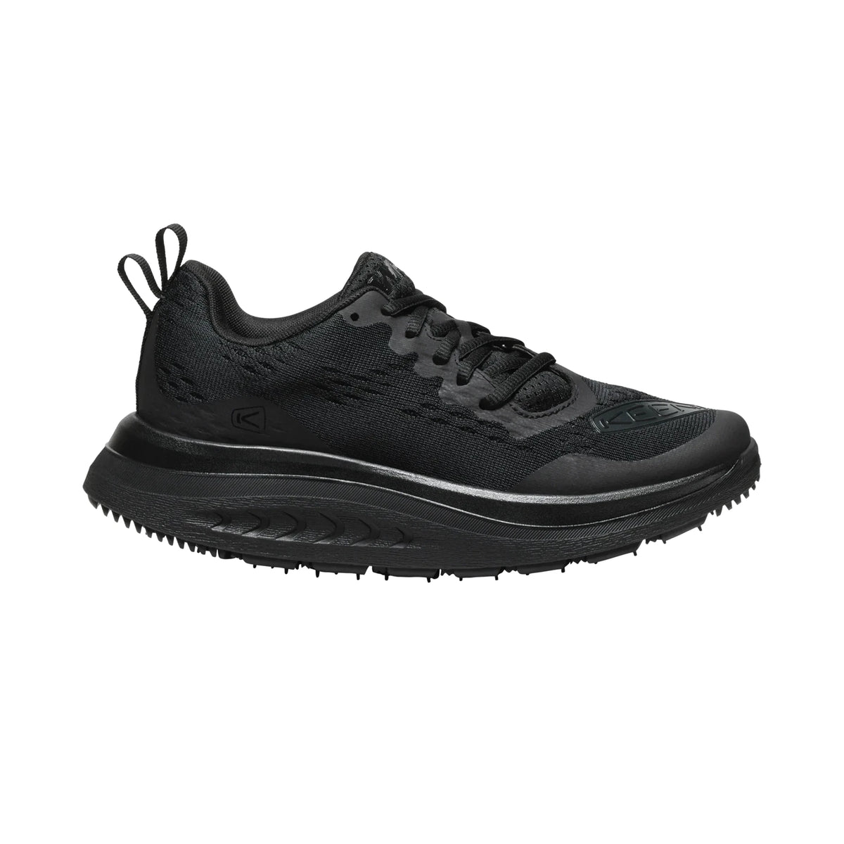 Women's WK400 Walking Shoe Triple Black - Sole Therapy