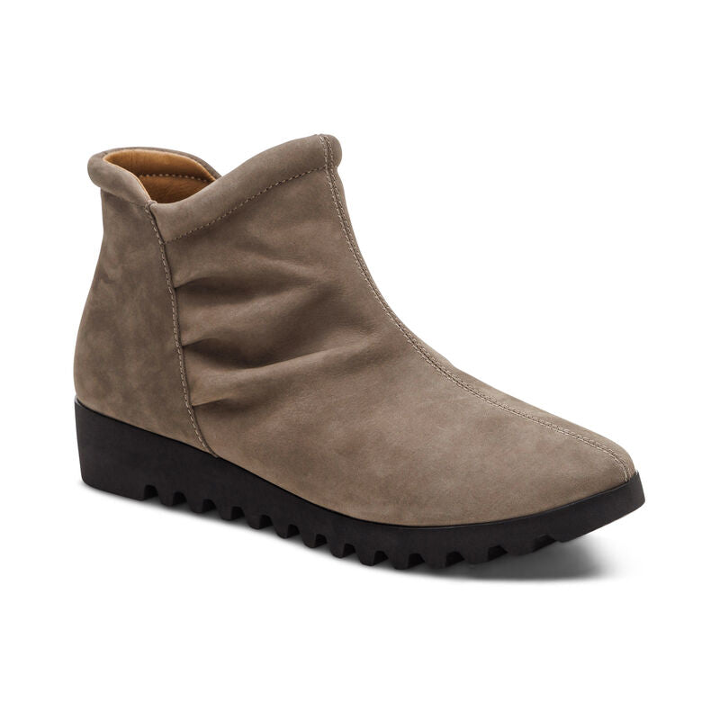 Zoey Slip-On Women Boots Dark-Taupe - Sole Therapy