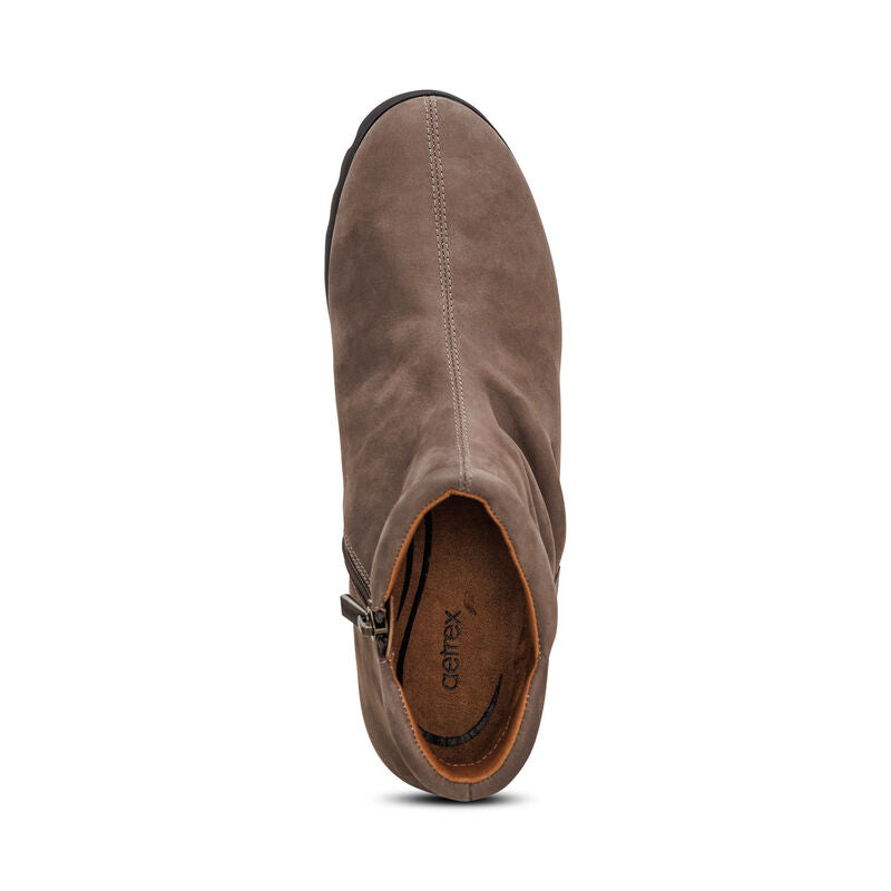 Zoey Slip-On Women Boots Dark-Taupe - Sole Therapy