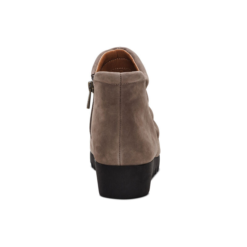 Zoey Slip-On Women Boots Dark-Taupe - Sole Therapy