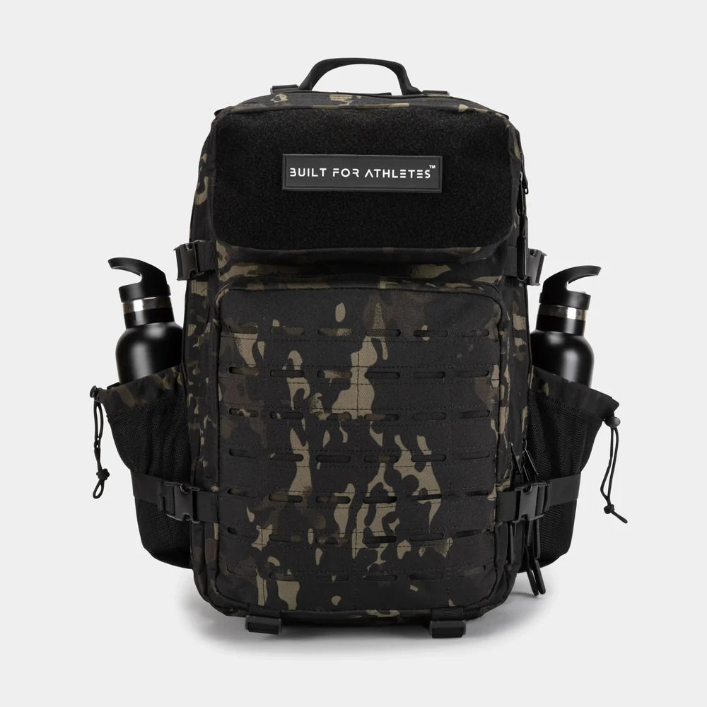 LARGE GYM BACKPACK BUILT FOR ATHLETES BLACK CAMO