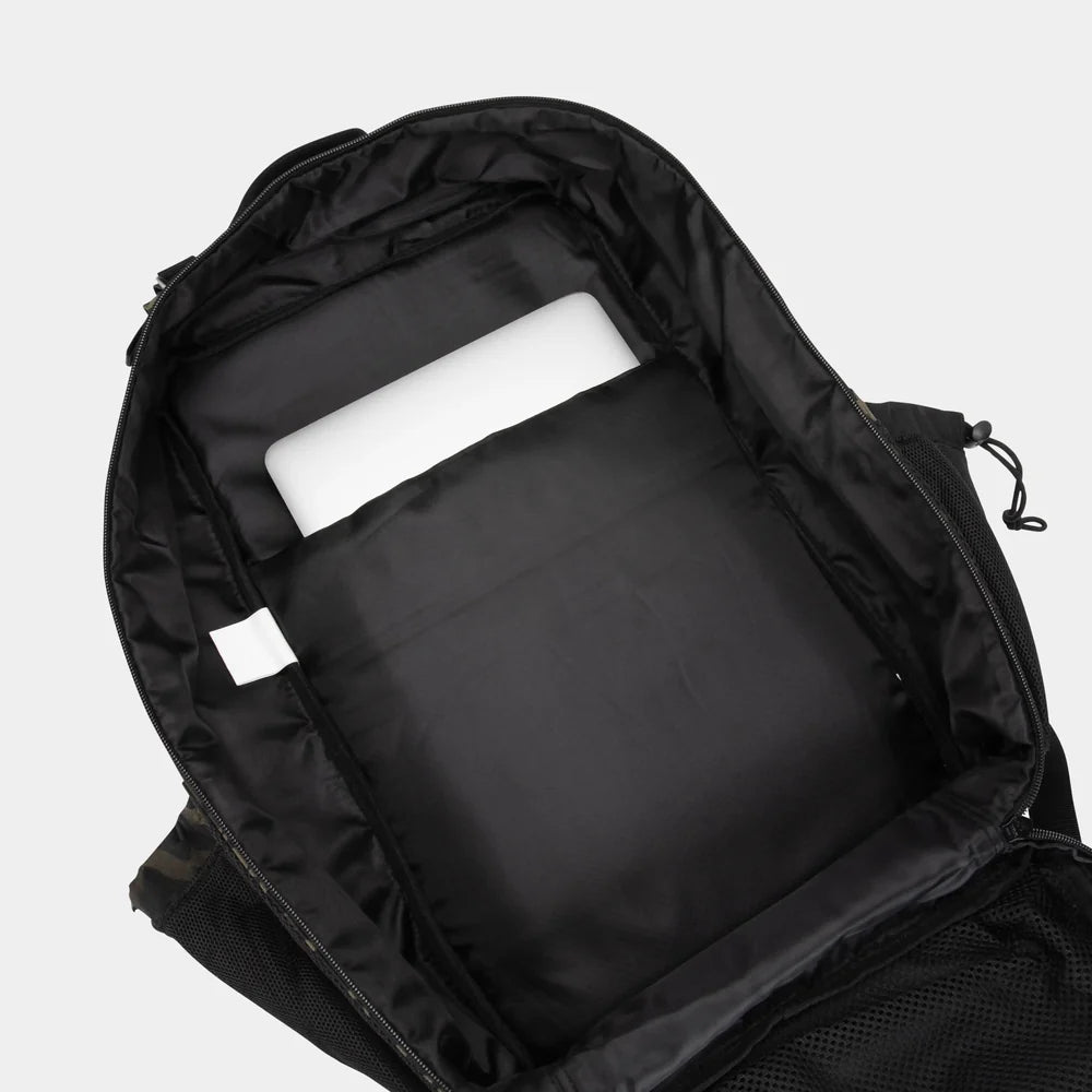 LARGE GYM BACKPACK BUILT FOR ATHLETES BLACK CAMO