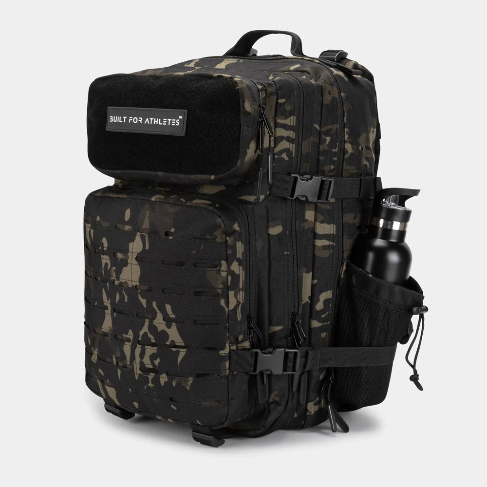 LARGE GYM BACKPACK BUILT FOR ATHLETES BLACK CAMO