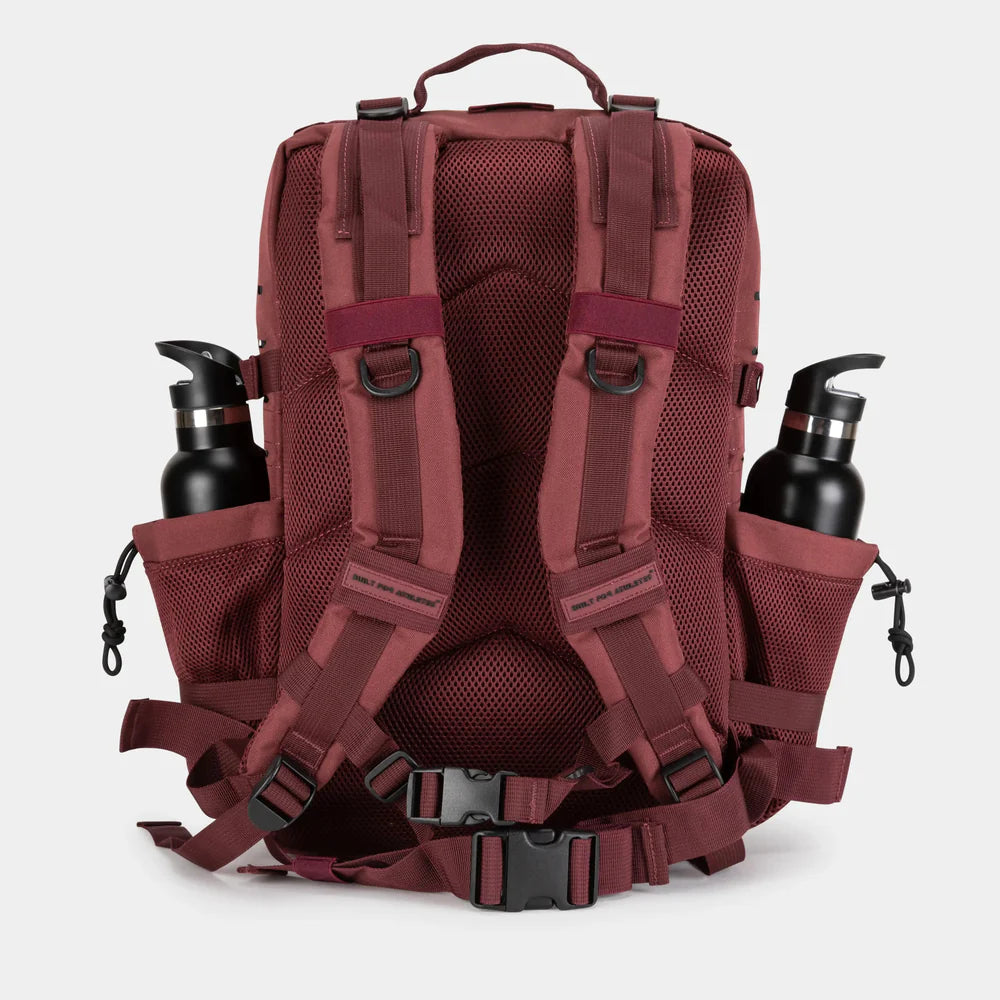 LARGE GYM BACKPACK BUILT FOR ATHLETES BURGUNDY