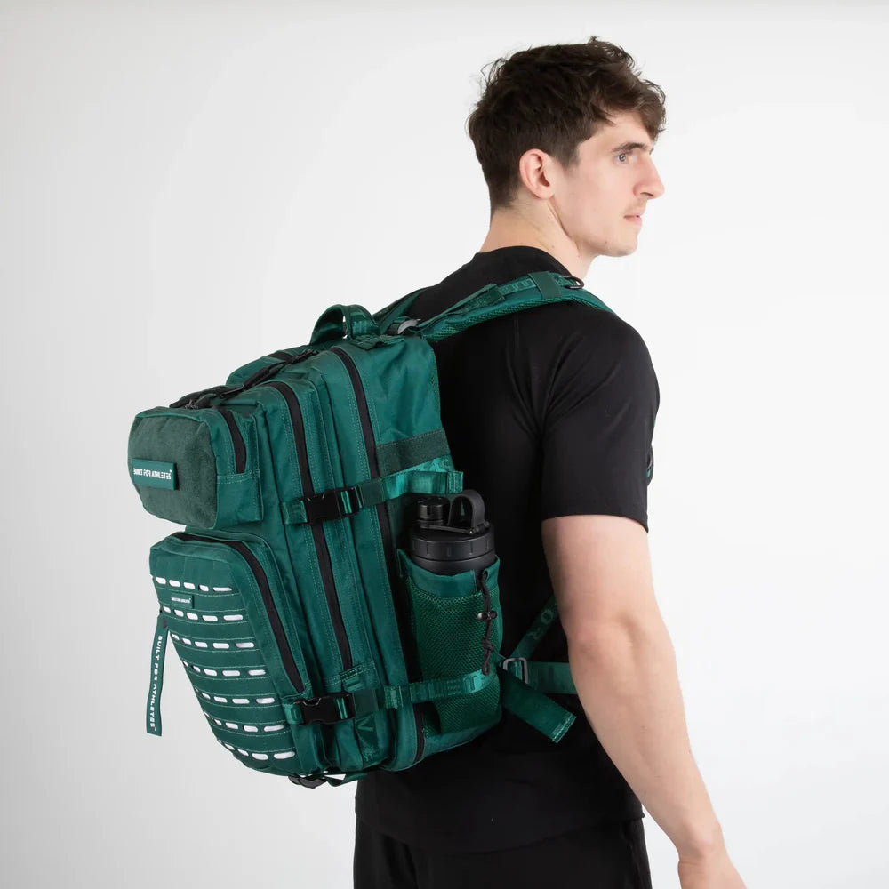 LARGE GYM BACKPACK BUILT FOR ATHLETES FOREST GREEN