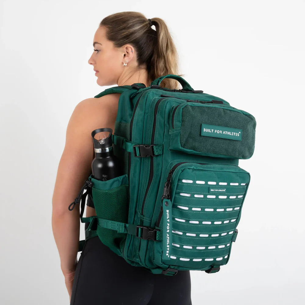 LARGE GYM BACKPACK BUILT FOR ATHLETES FOREST GREEN