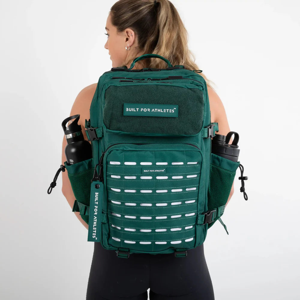 LARGE GYM BACKPACK BUILT FOR ATHLETES FOREST GREEN