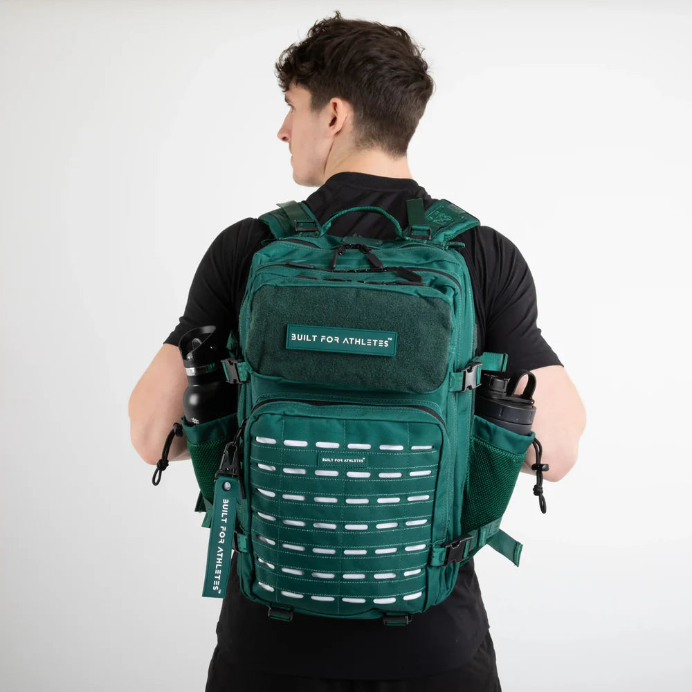 LARGE GYM BACKPACK BUILT FOR ATHLETES FOREST GREEN