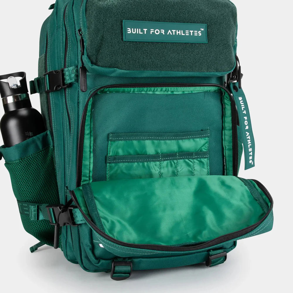 LARGE GYM BACKPACK BUILT FOR ATHLETES FOREST GREEN