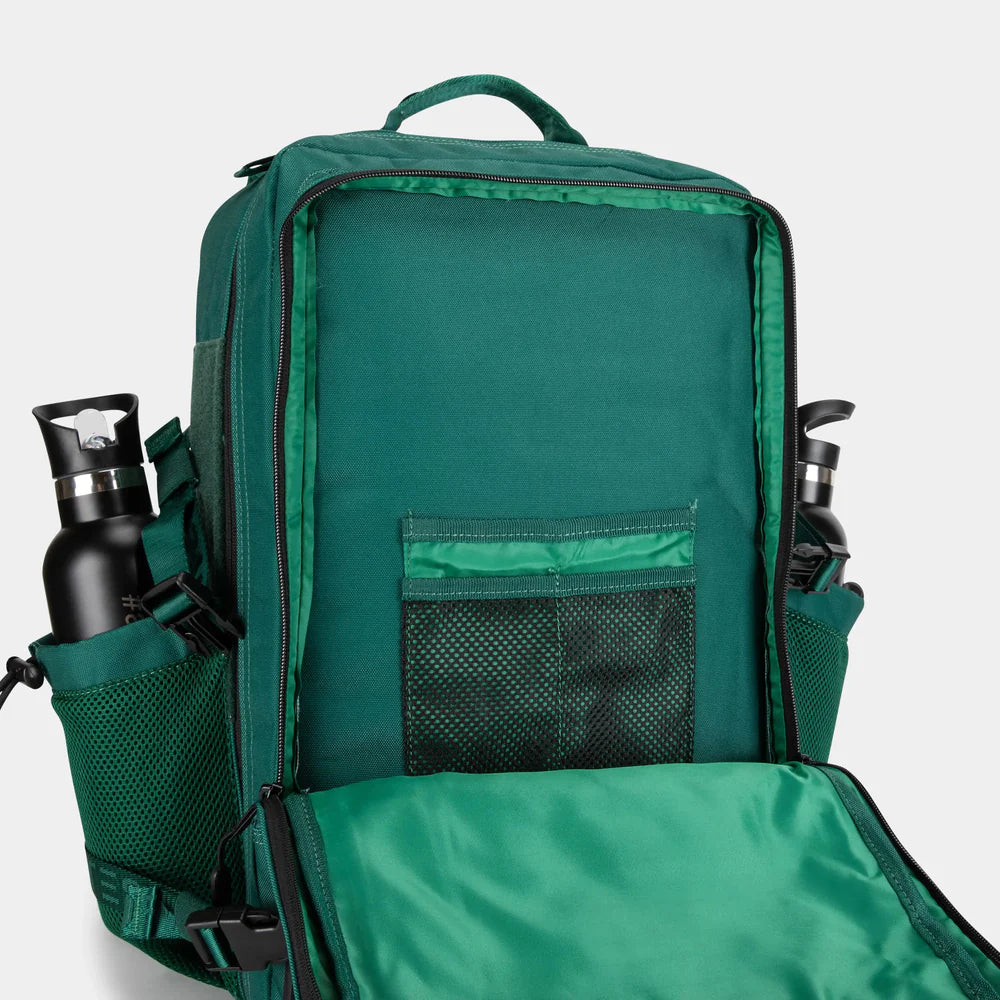 LARGE GYM BACKPACK BUILT FOR ATHLETES FOREST GREEN