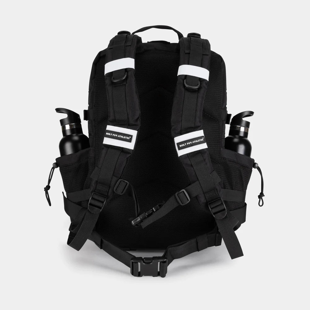 LARGE GYM BACKPACK BUILT FOR ATHLETES MONO CHROME