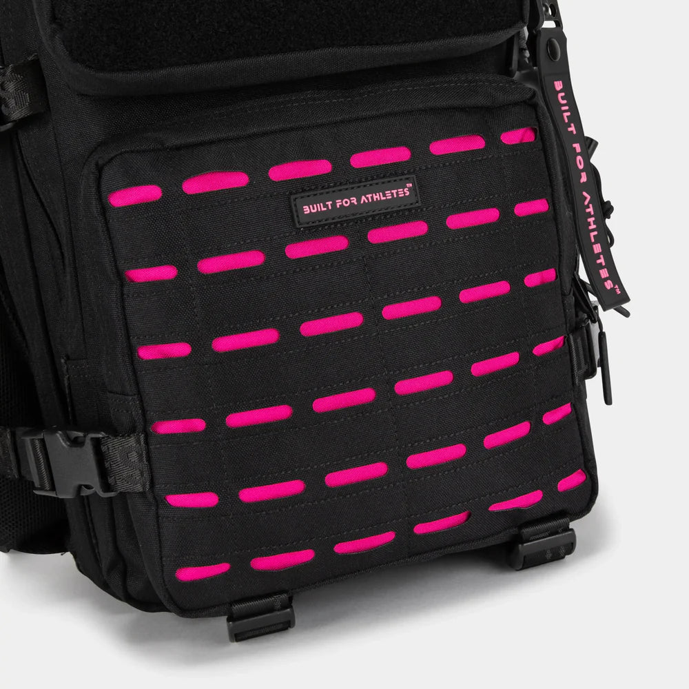 SMALL GYM BACK PACK BUILT FOR ATHLETES BLACK - PINK