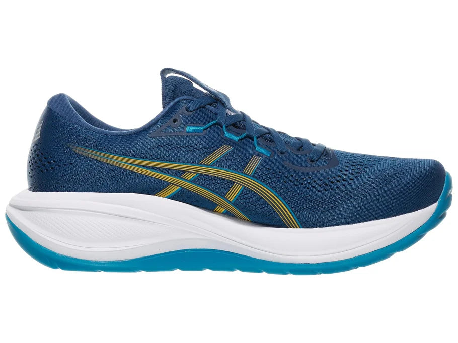 ASICS MEN SHOES GEL CUMULUS 28 TWILIGHT BLUE/YAMABUKI