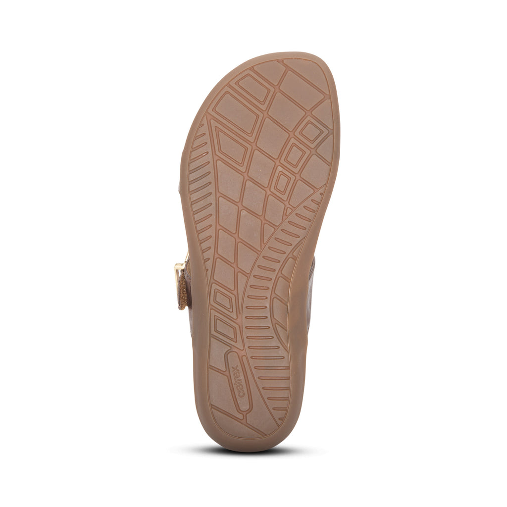 AETREX WOMEN'S MIMI ADJUSTABLE SLIDE - BRONZE