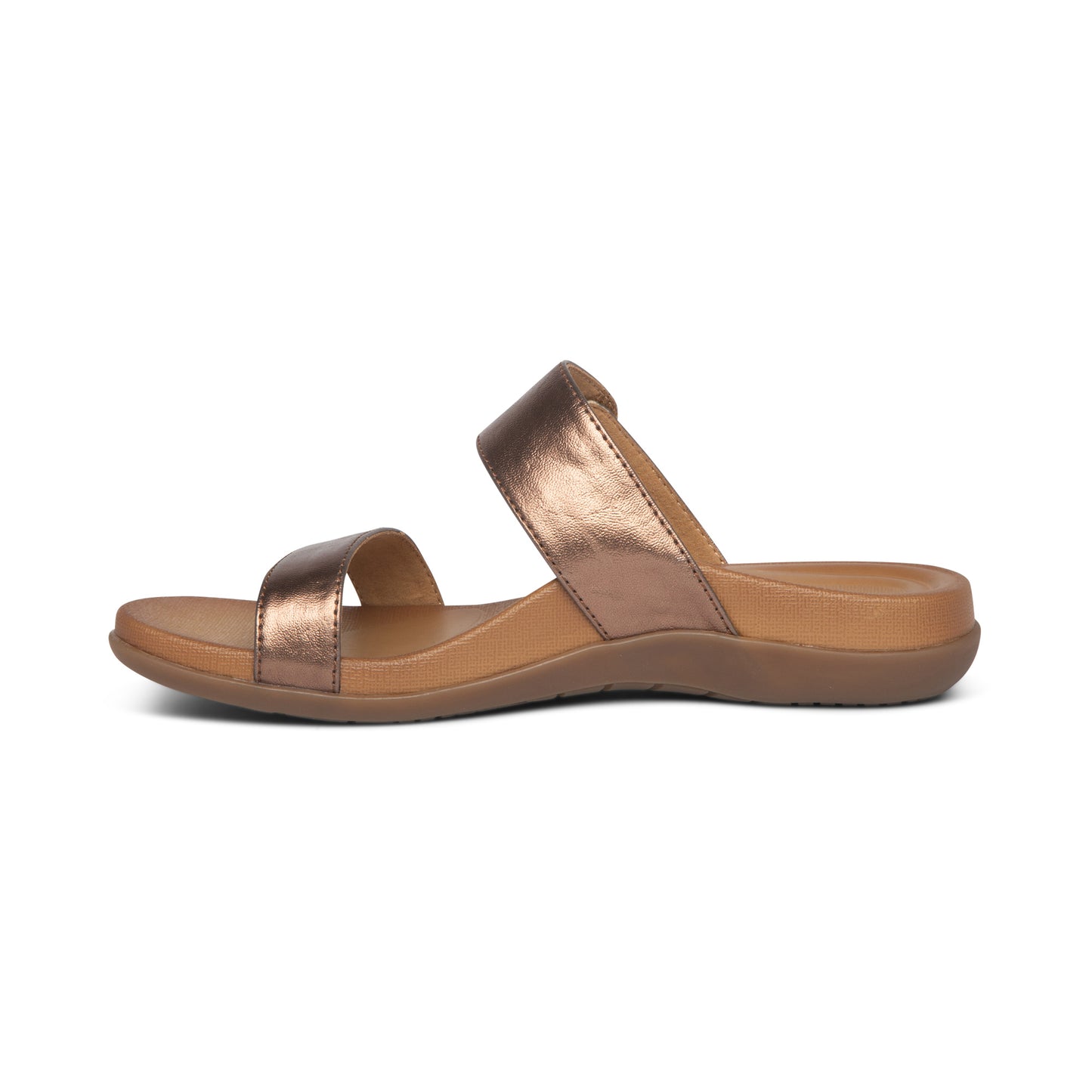 AETREX WOMEN'S MIMI ADJUSTABLE SLIDE - BRONZE