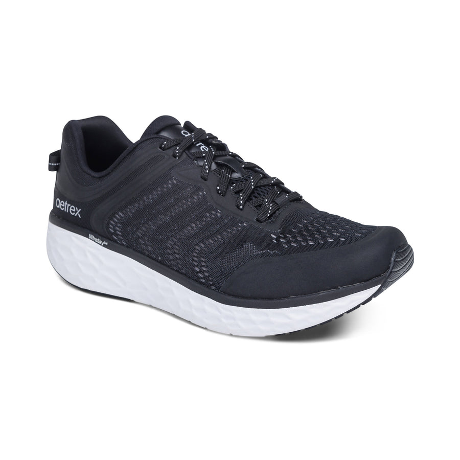 Aetrex Chase Arch Support Sneakers Black (MSHATXAP900M)
