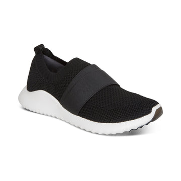 Aetrex Allie Arch Support Sneakers Black (LSHATXAS122W)