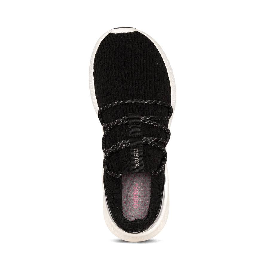 Aetrex Dani Arch Support Sneakers Black (LSHATXAS140)