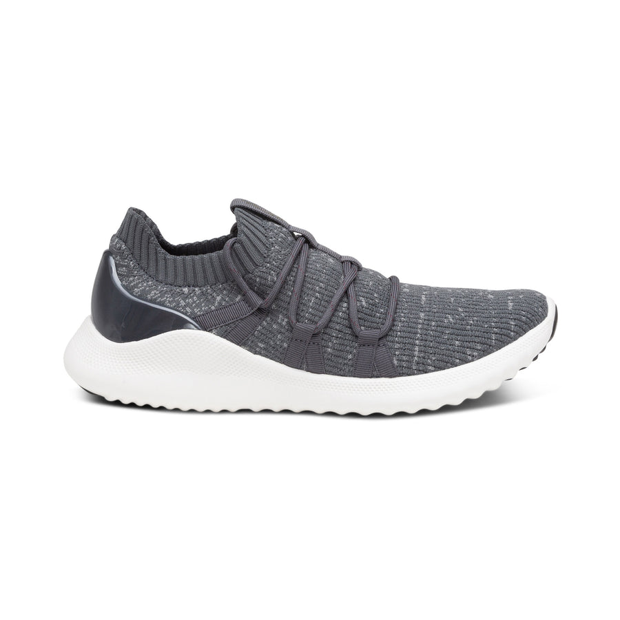 Aetrex Dani Arch Support Sneakers Charcoal (LSHATXAS146)