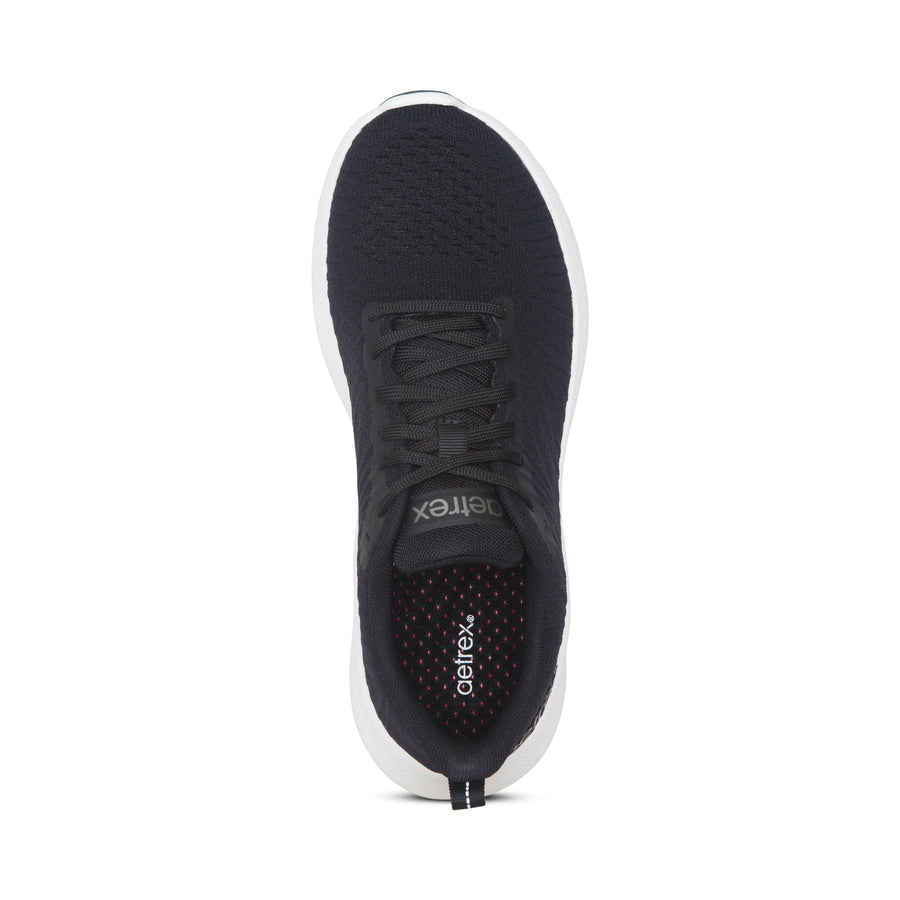 Aetrex Emery Arch Support Sneaker Black (LSHATXAS160W)