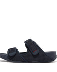 FITFLOP MENS GOGH MOC SLIDES - MIDNIGHT NAVY GE1A30