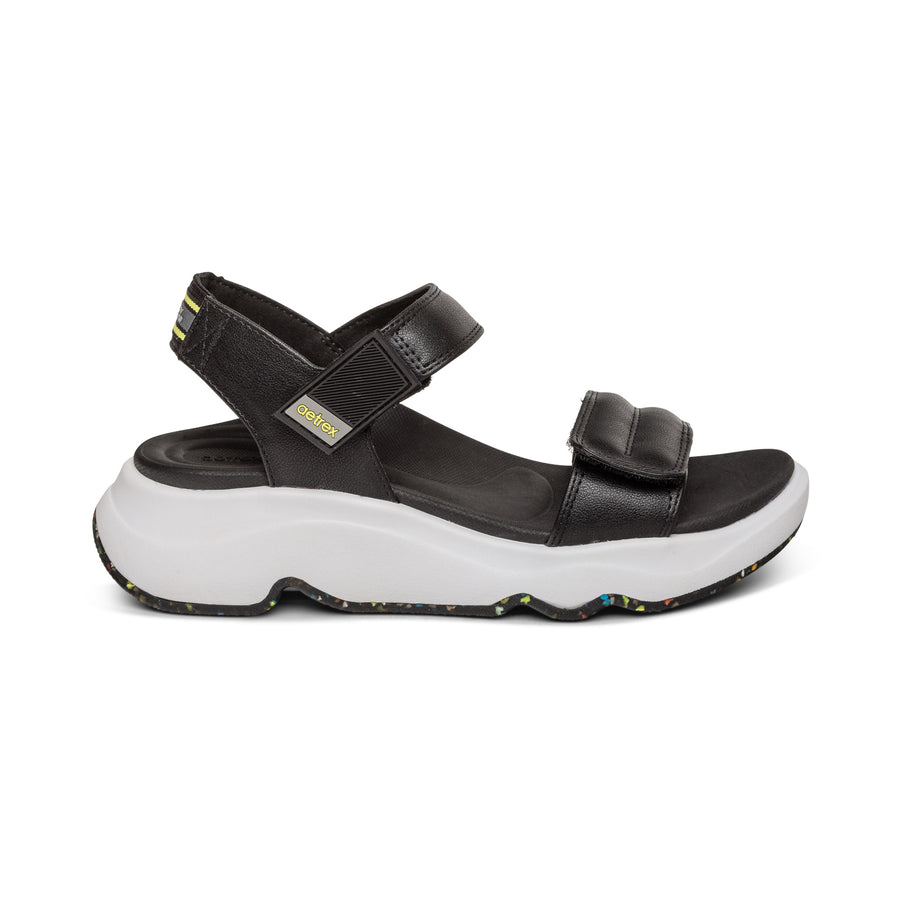 Aetrex Whit Water-Friendly Sport Sandal Black (LSDATXSS300W)