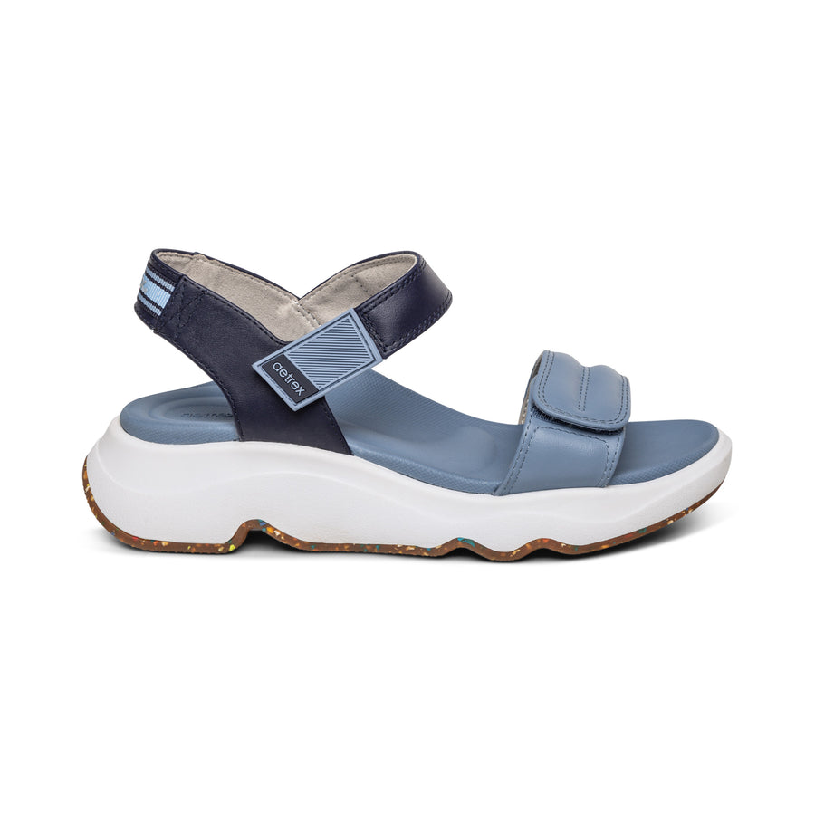 Aetrex Water-Friendly Sport Sandal Blue (LSDATXSS305W)